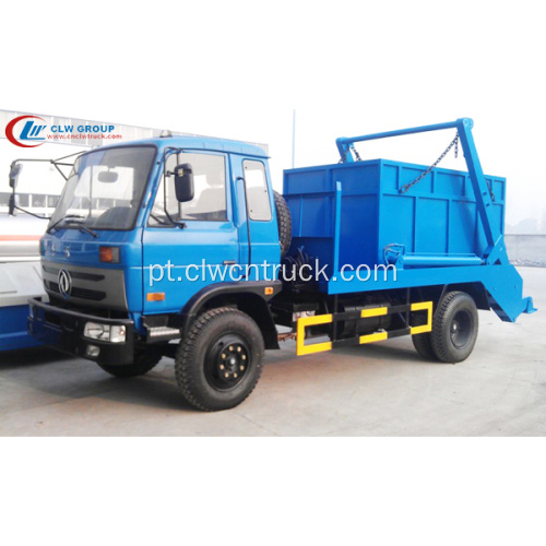 Cheap Dongfeng 190hp 10tons lixo skip caminhão